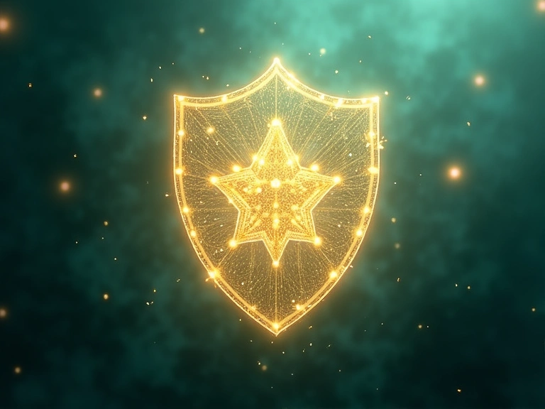 Abstract image representing immunity or protection.